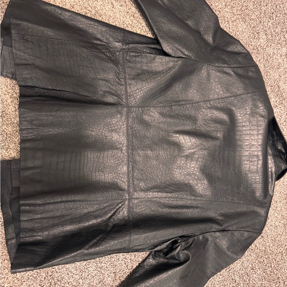 Faux Leather - Worthington Blazer - Size Large - womens - Picture 7 of 9